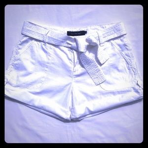 Calvin Klein Jeans White Belted Shorts